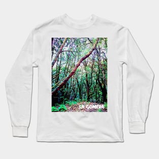 La Gomera forest trees Laurisilva Jurassic Park Long Sleeve T-Shirt